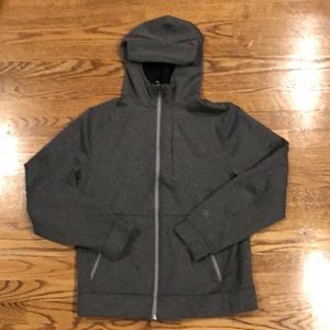 Lululemon Men’s City Sweat Zip Hoodie Thermo Heathered Light Cast Size M